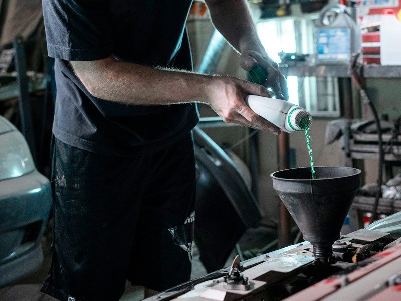 Servicio de cambio del líquido hidráulico